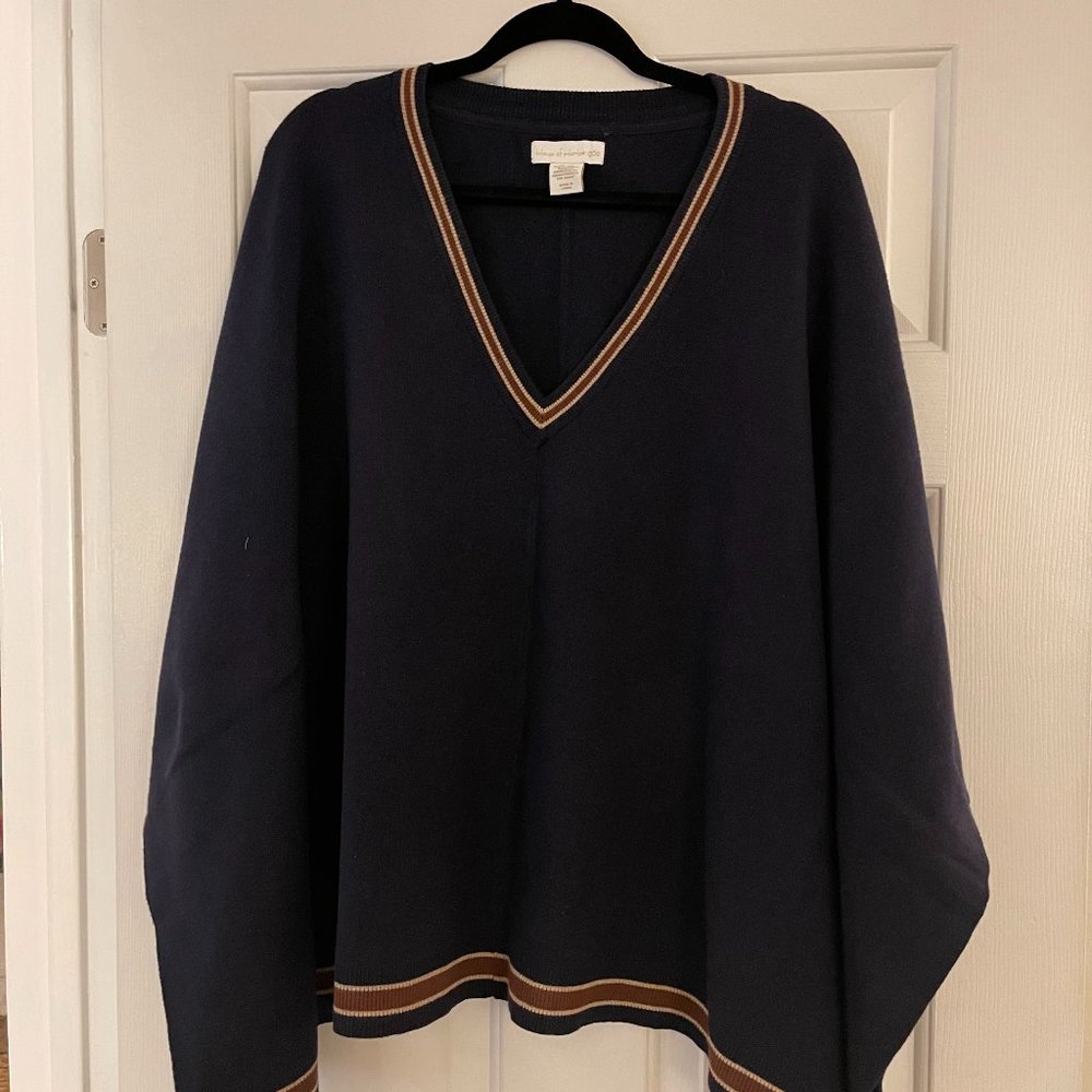 House of Harlow Navy Poncho